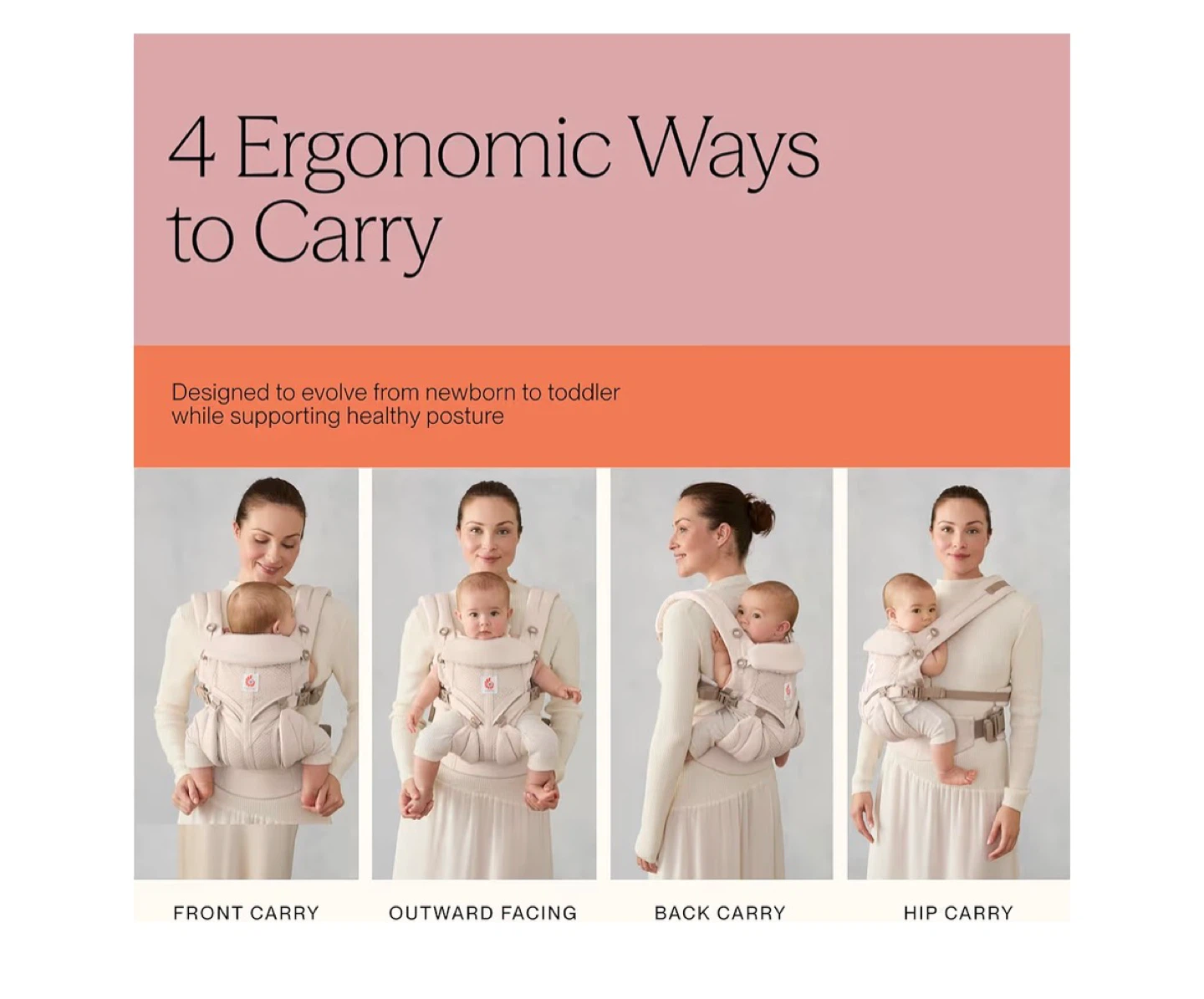 New! Ergobaby Omni 360 All Carry Positions Baby Carrier - photo 5