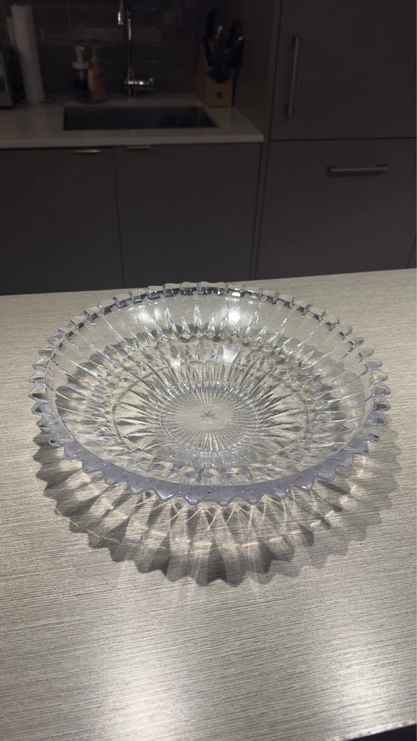 Beautiful Glass Serving Bowl