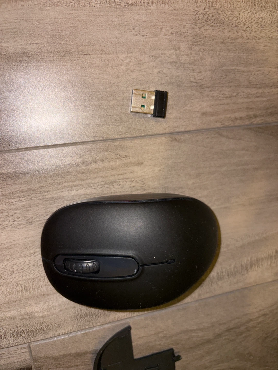 Black Wireless Computer Mouse with USB Dongle - photo 4