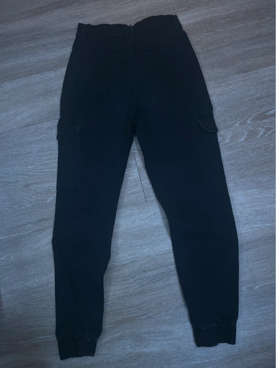 Almost Famous Black Cargo Pants Size S - photo 2
