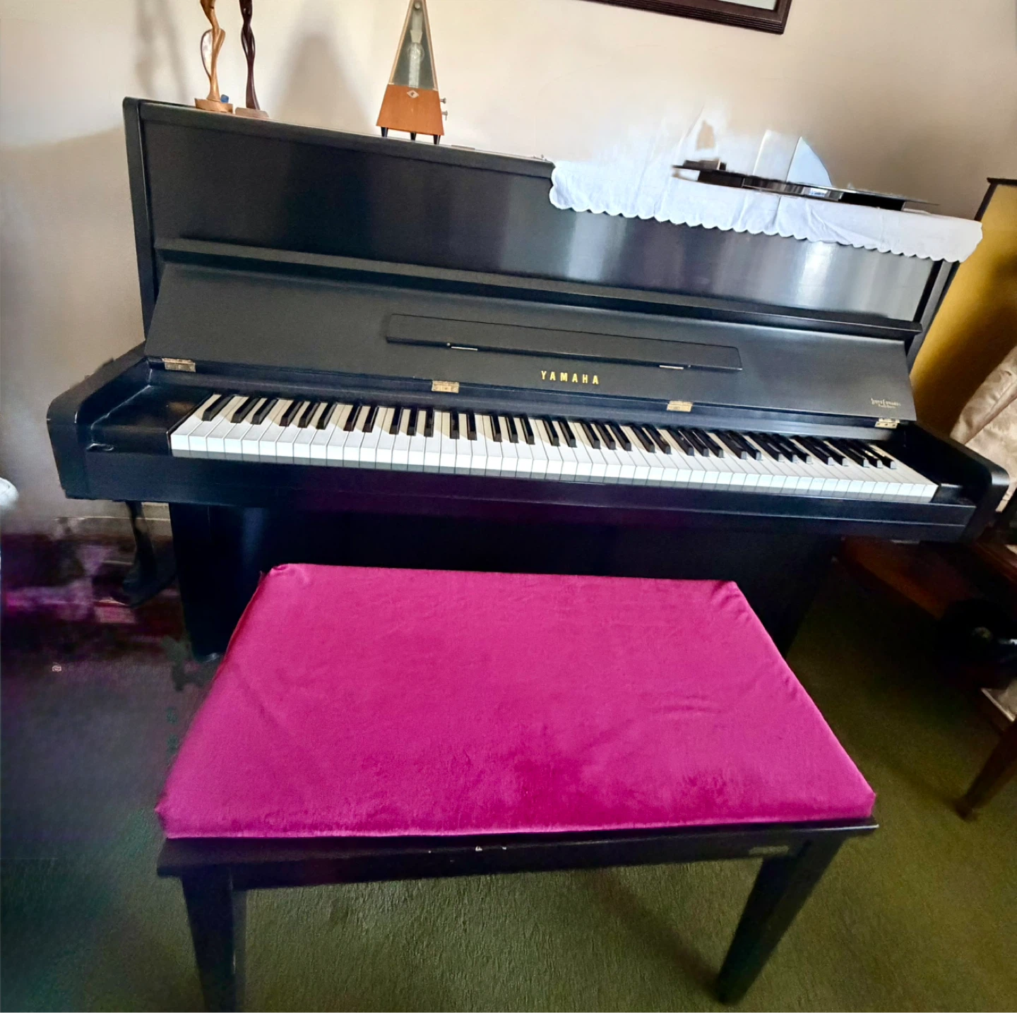 Yamaha Upright Piano with Bench