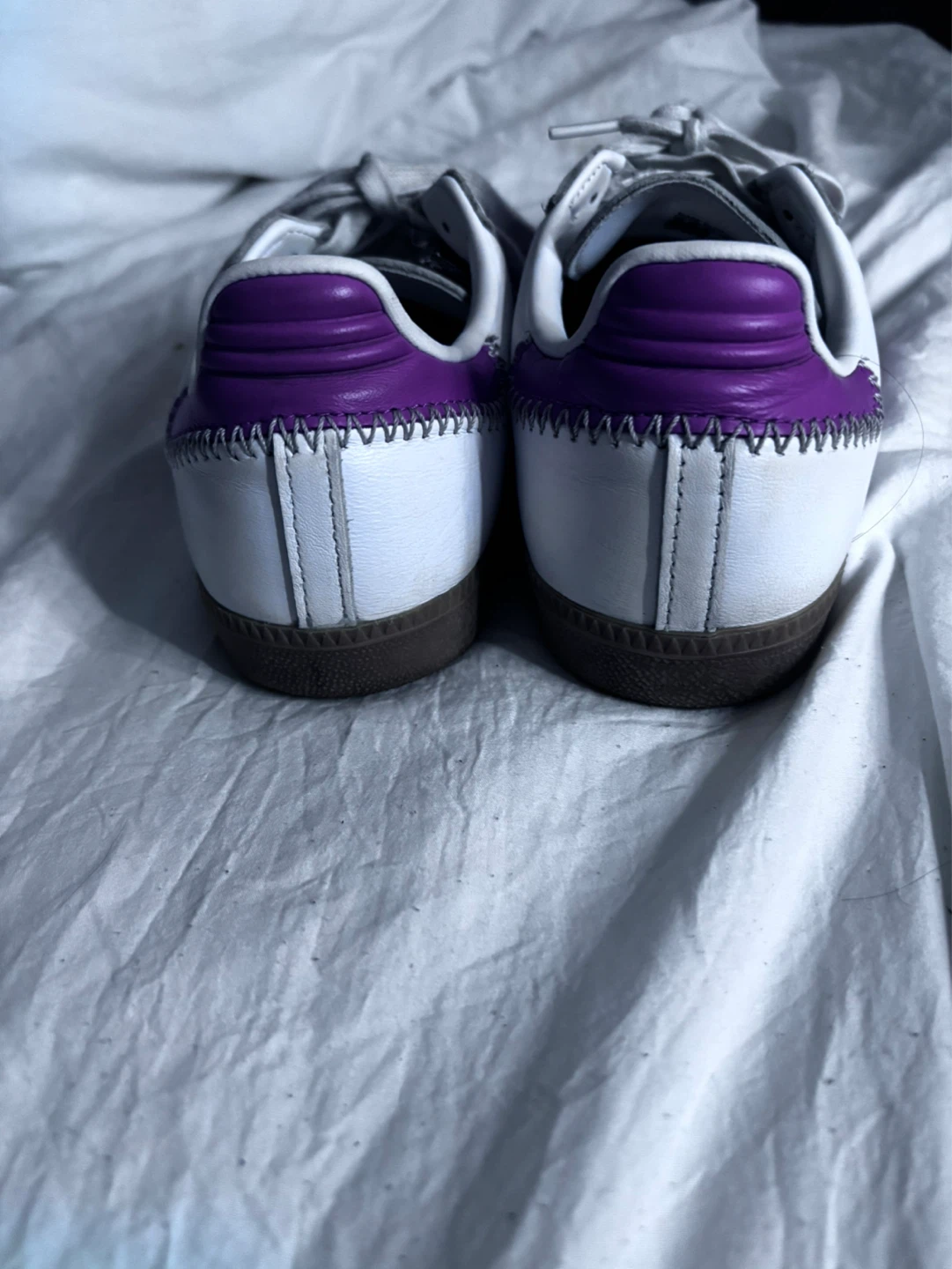 Adidas White & Purple Soccer Cleats - photo 3
