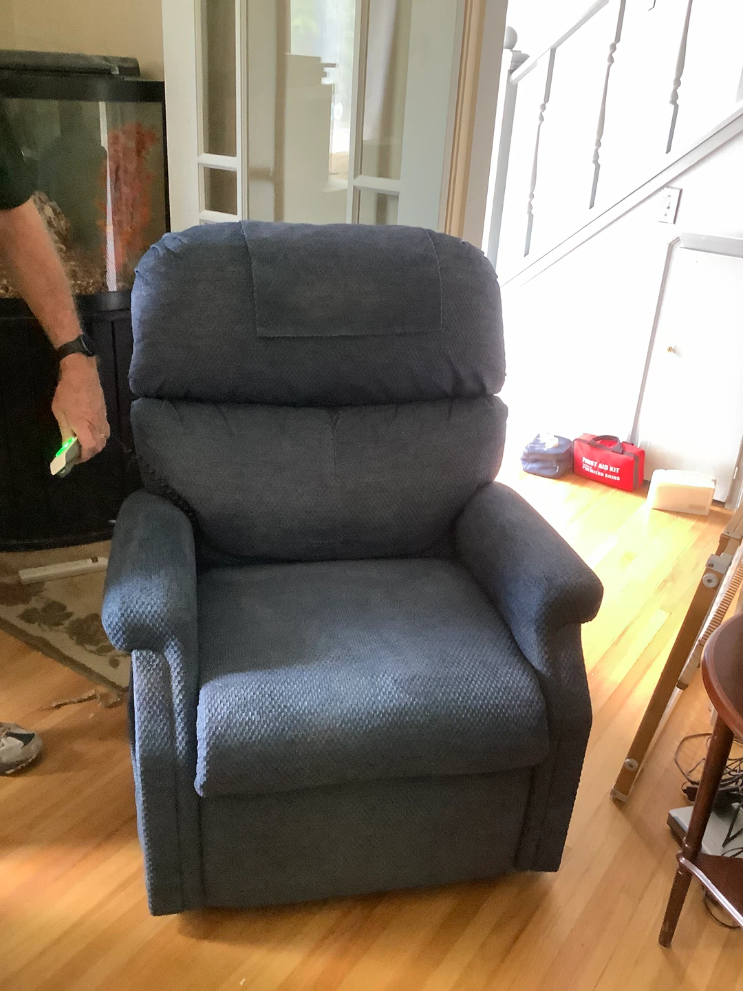Blue Recliner Lift Chair - photo 2