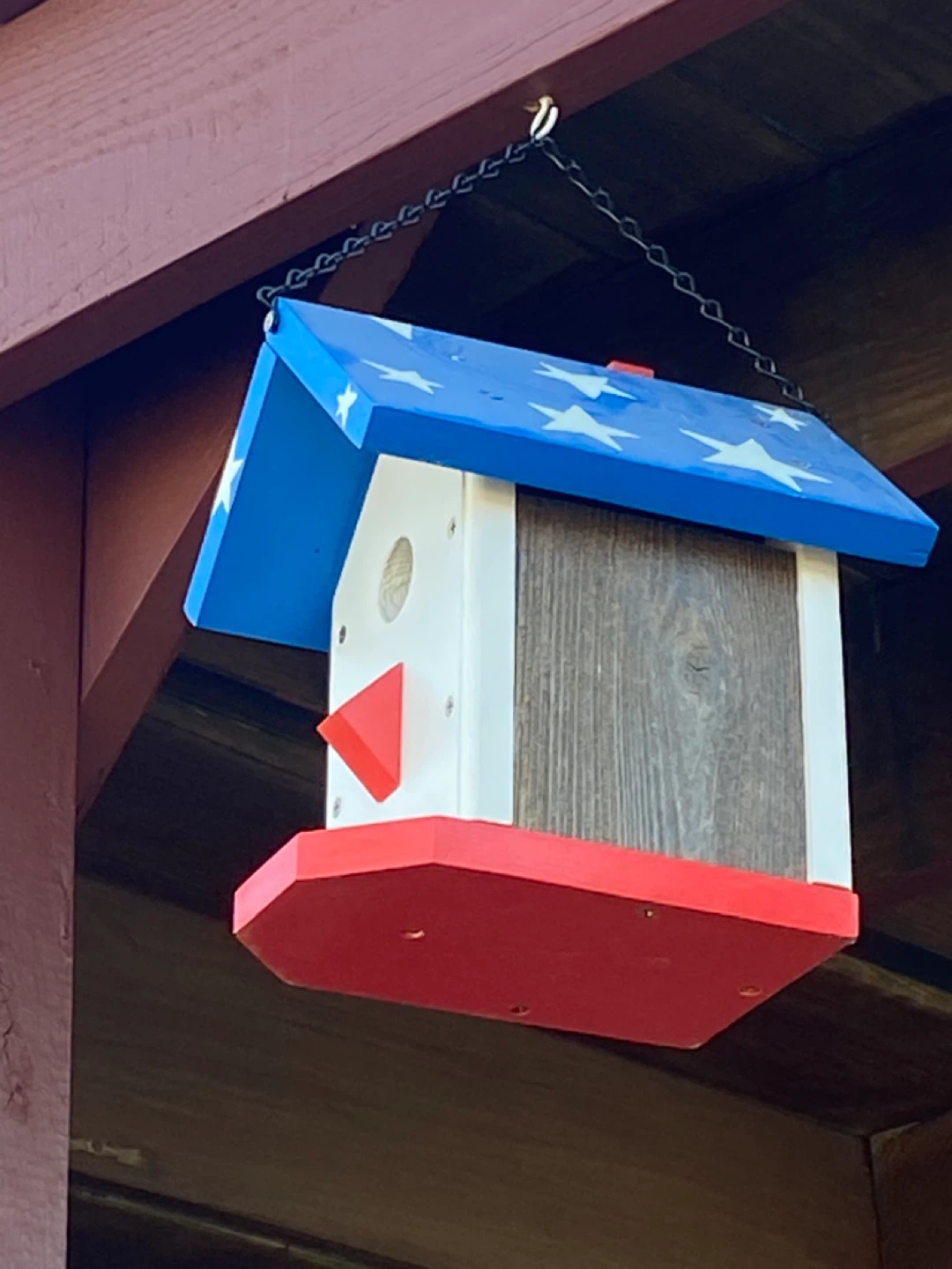 Decorative Patriotic Birdhouse