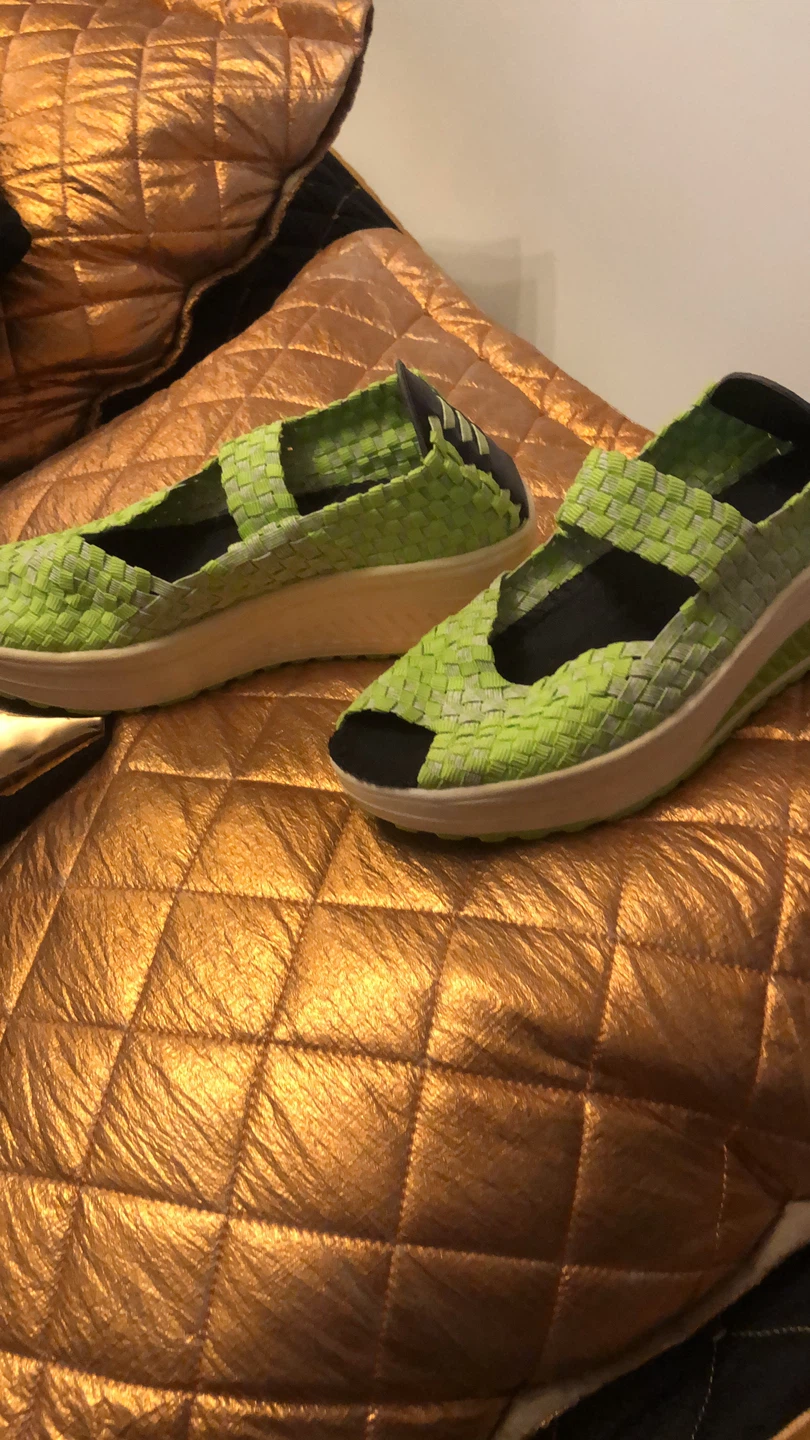 Women's Woven Wedge Shoes 8