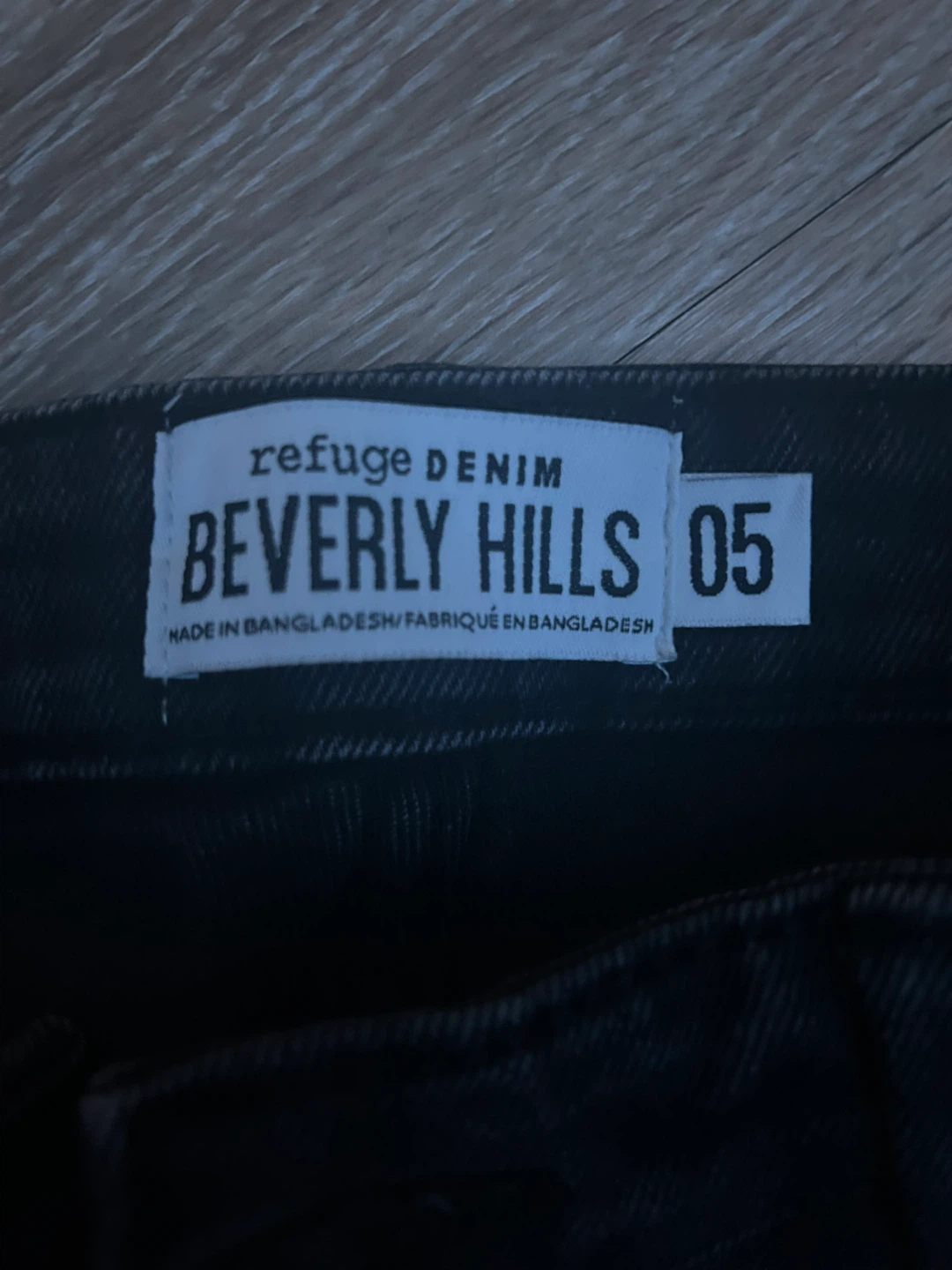 Refuge Denim Beverly Hills Black Ripped Jeans Size 05 - photo 3