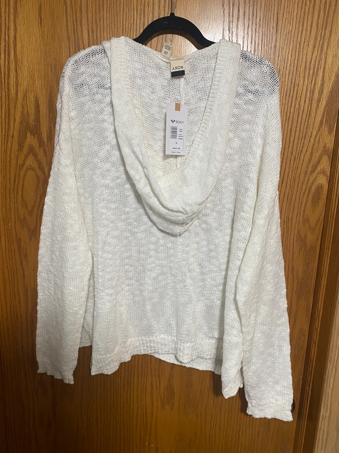 Roxy white V-Neck Lightweight Knit Sweater - photo 3