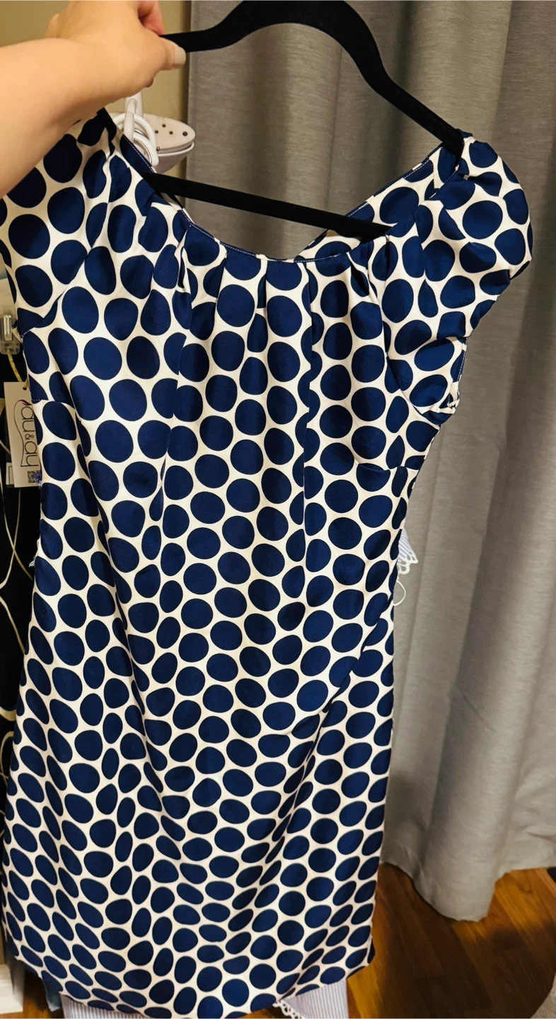 Polka Dot satin Dress - photo 2