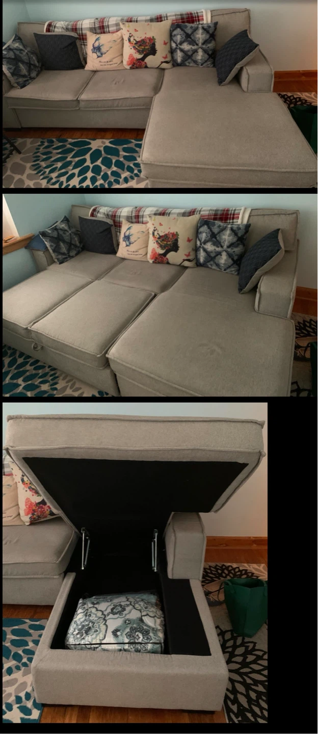 Sectional Sofa with Storage - photo 2