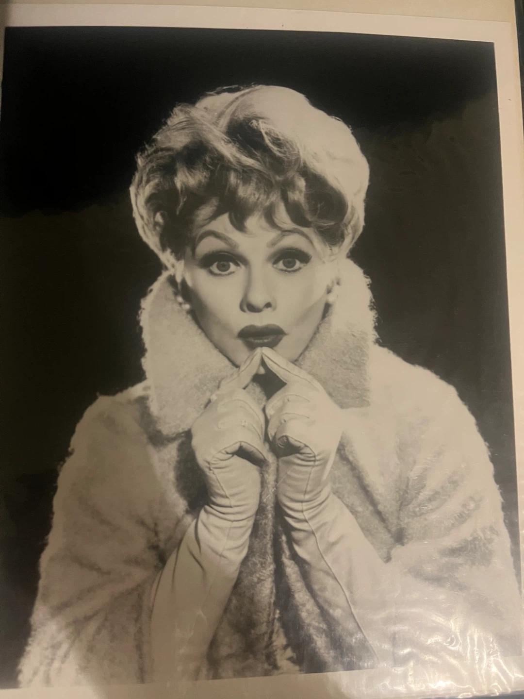 Lucille Ball Black and White Photo