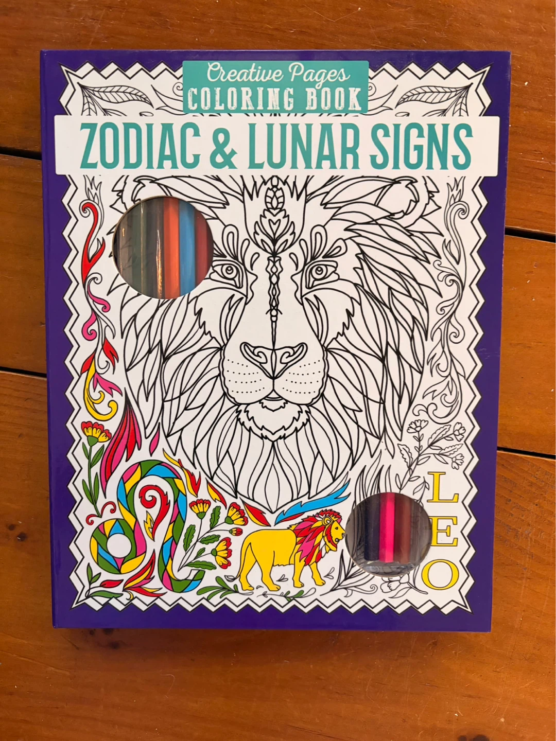New Zodiac & Lunar Signs Adult Colouring Book Kit - photo 2
