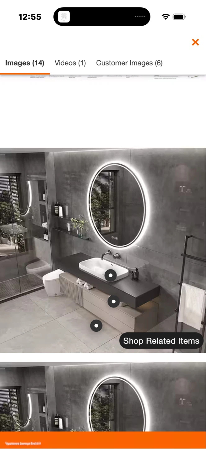 XMR-Y18-819-US-V1 Vanity Mirror