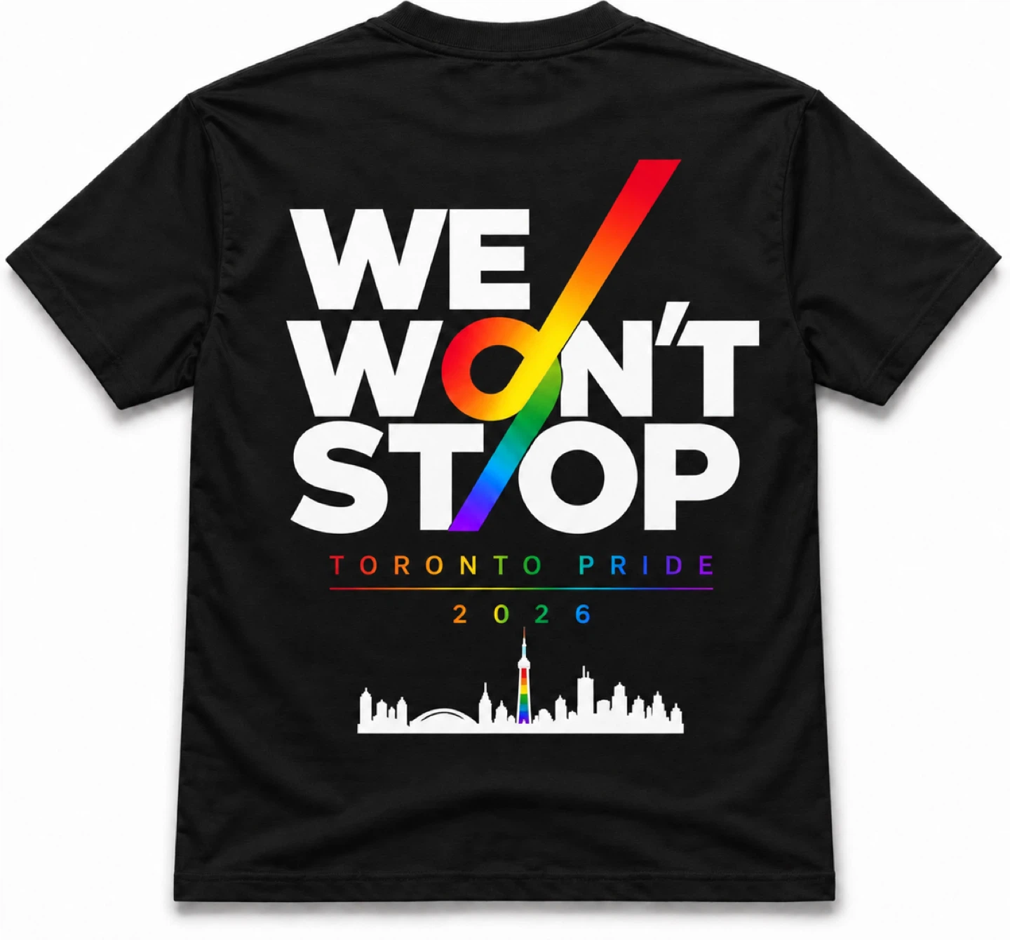 Toronto Pride "We Won't Stop" T-Shirt - photo 2