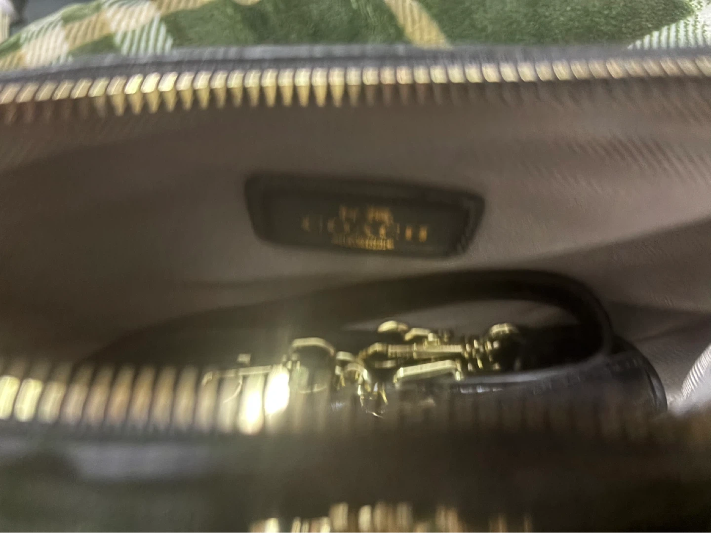 Coach Signature Monogram Wristlet - photo 2