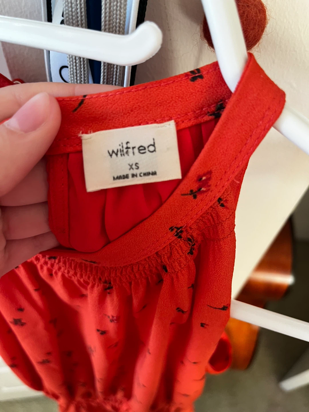 Wilfred Red Floral Sleeveless Dress - photo 2