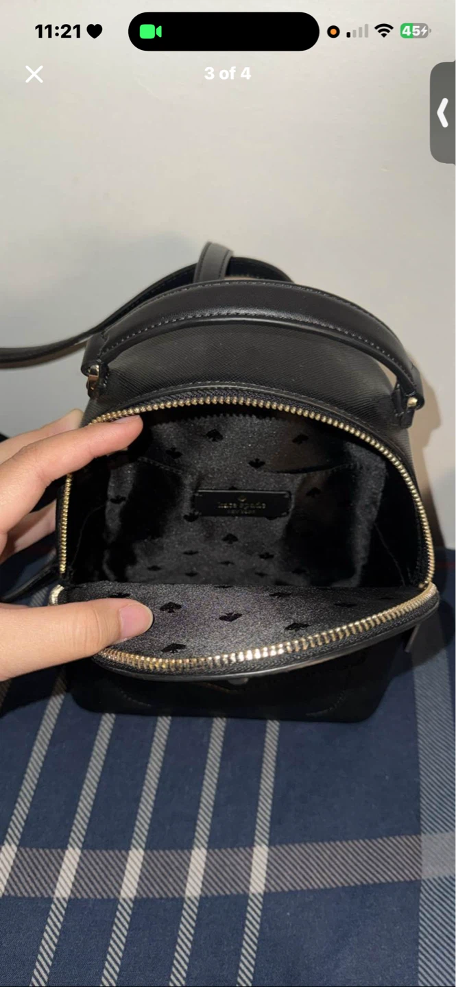 Kate Spade Black Leather Mini Backpack - photo 3