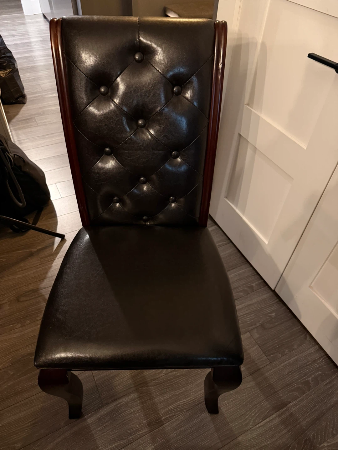 Black Side Table & 1 chair