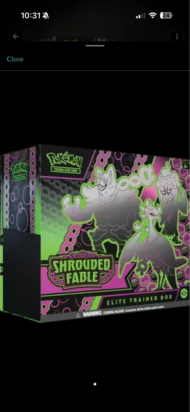 Pokemon Shrouded Fable Elite Trainer Box