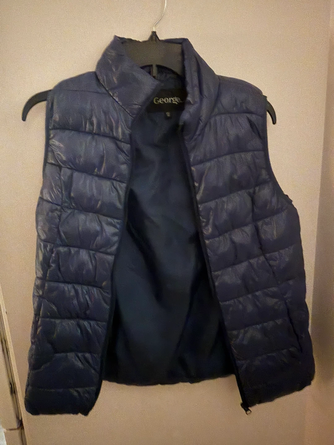 George Blue Puffer Vest