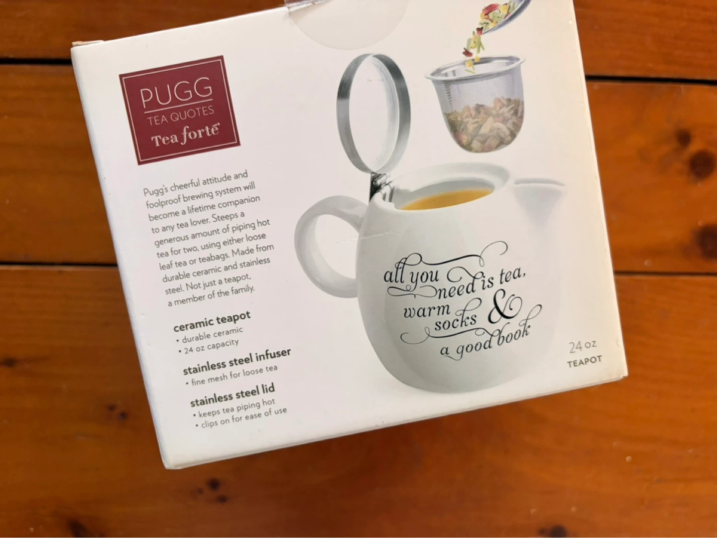 New Ceramic Book Lovers Teapot - photo 2