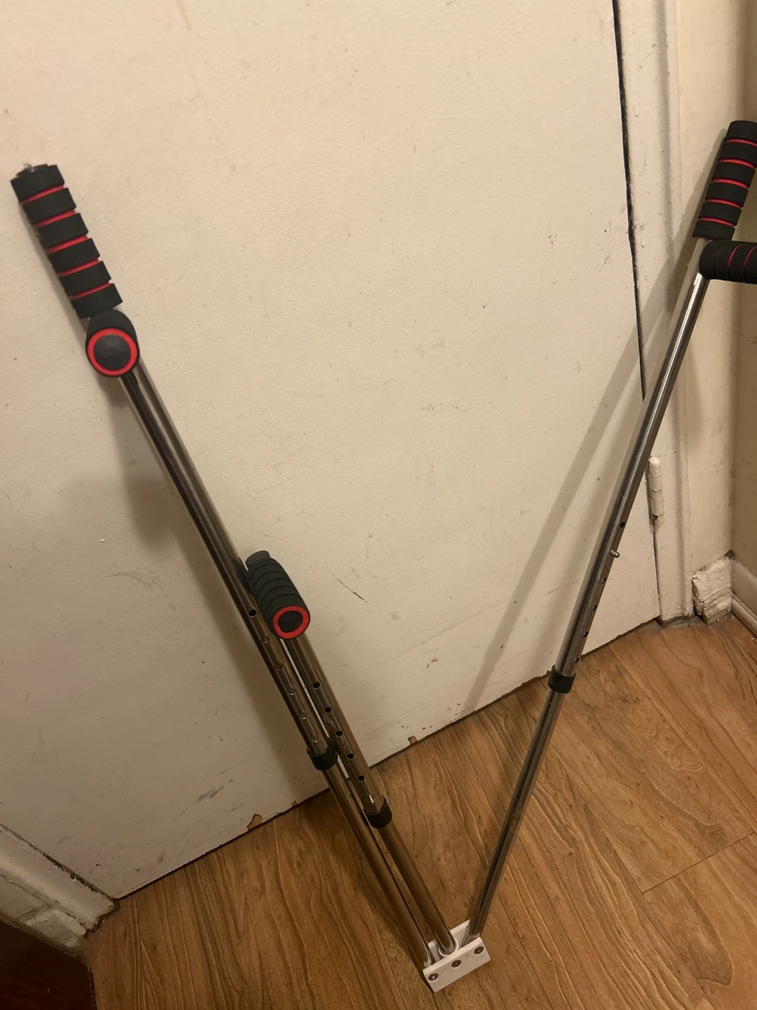 Adjustable Crutches with Red Trim - photo 2