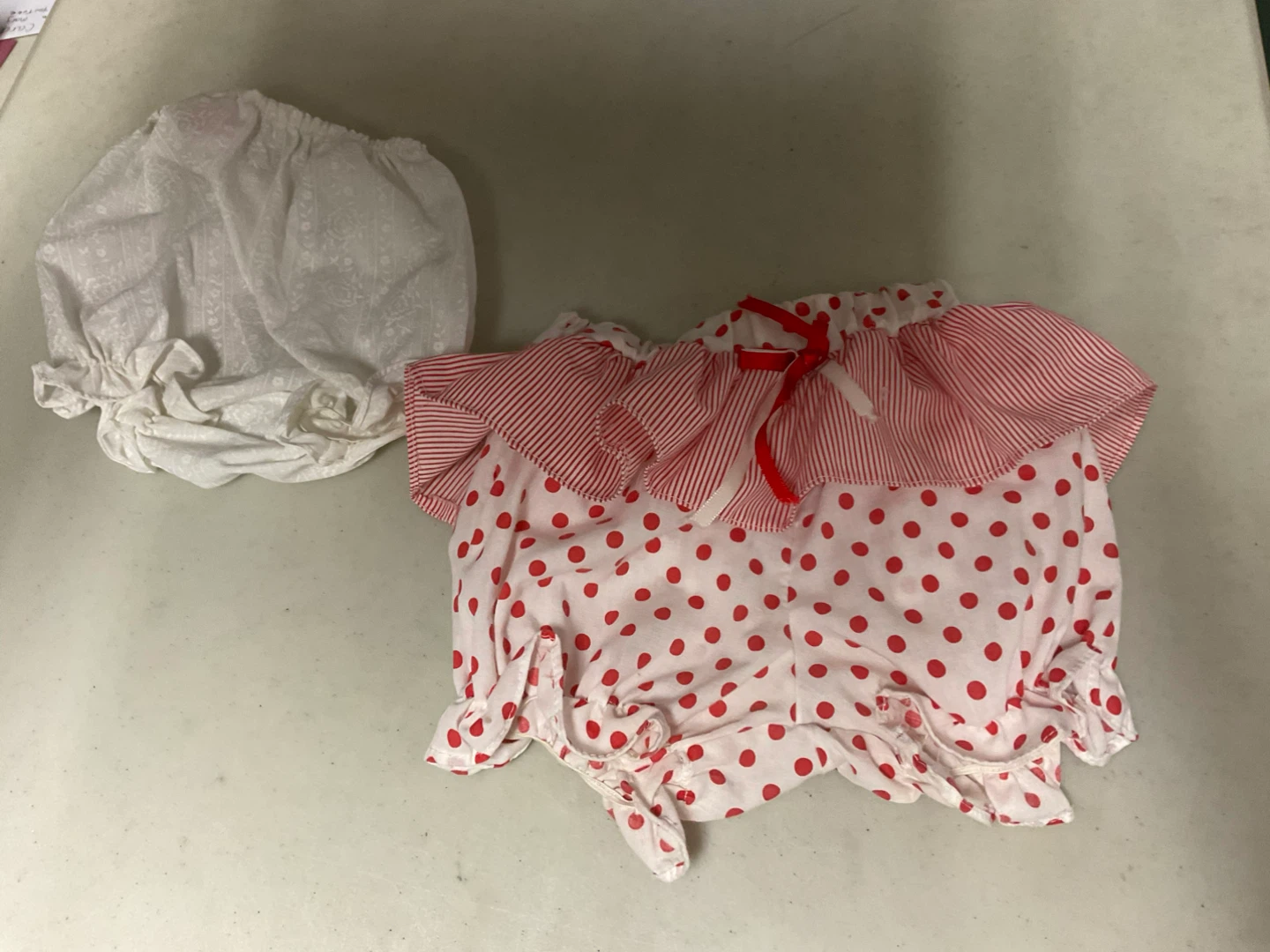 Children's Plaid Dress and Easter Bunny Bib Set - photo 3