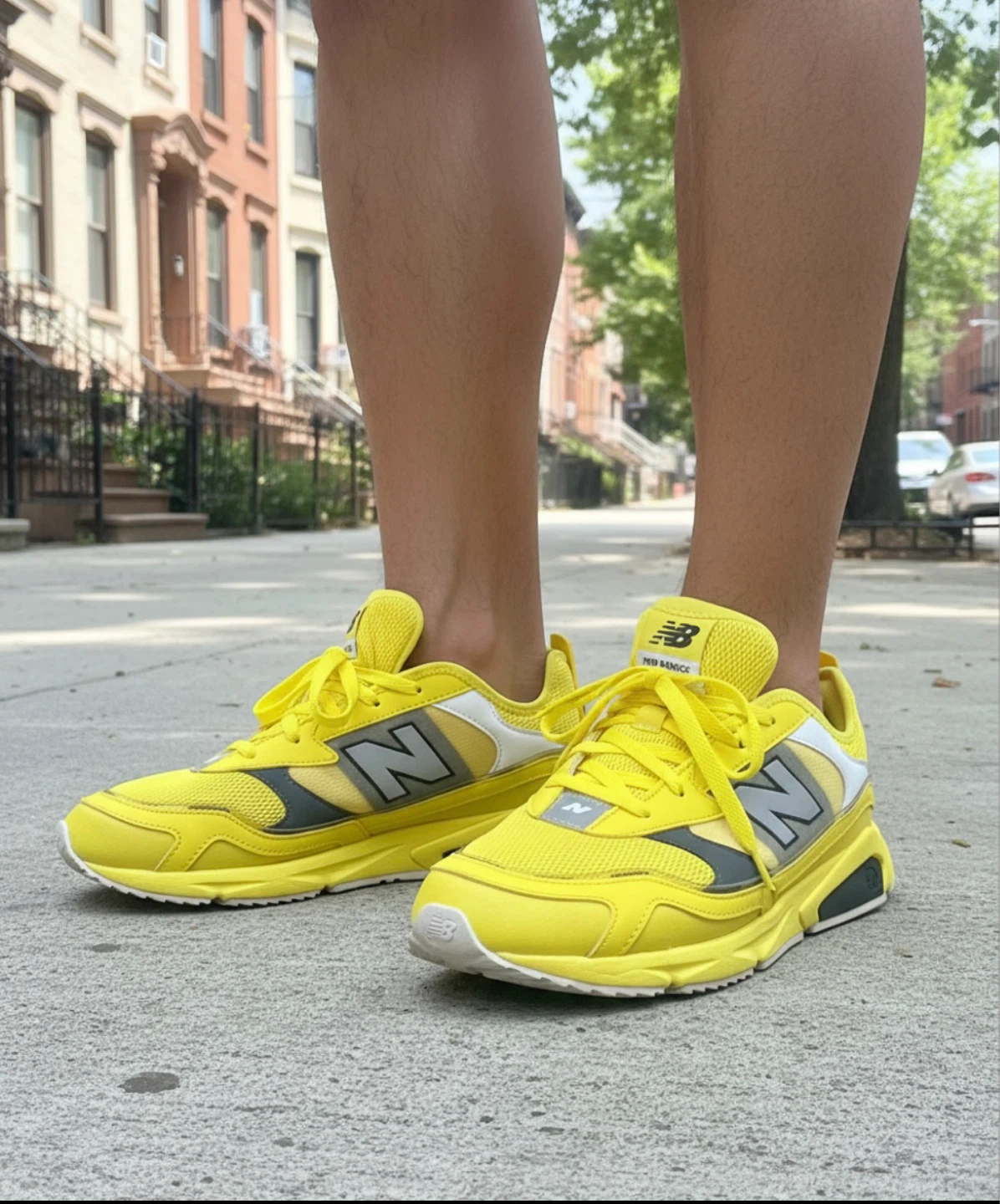New Balance X-Racer Yellow Sneakers
