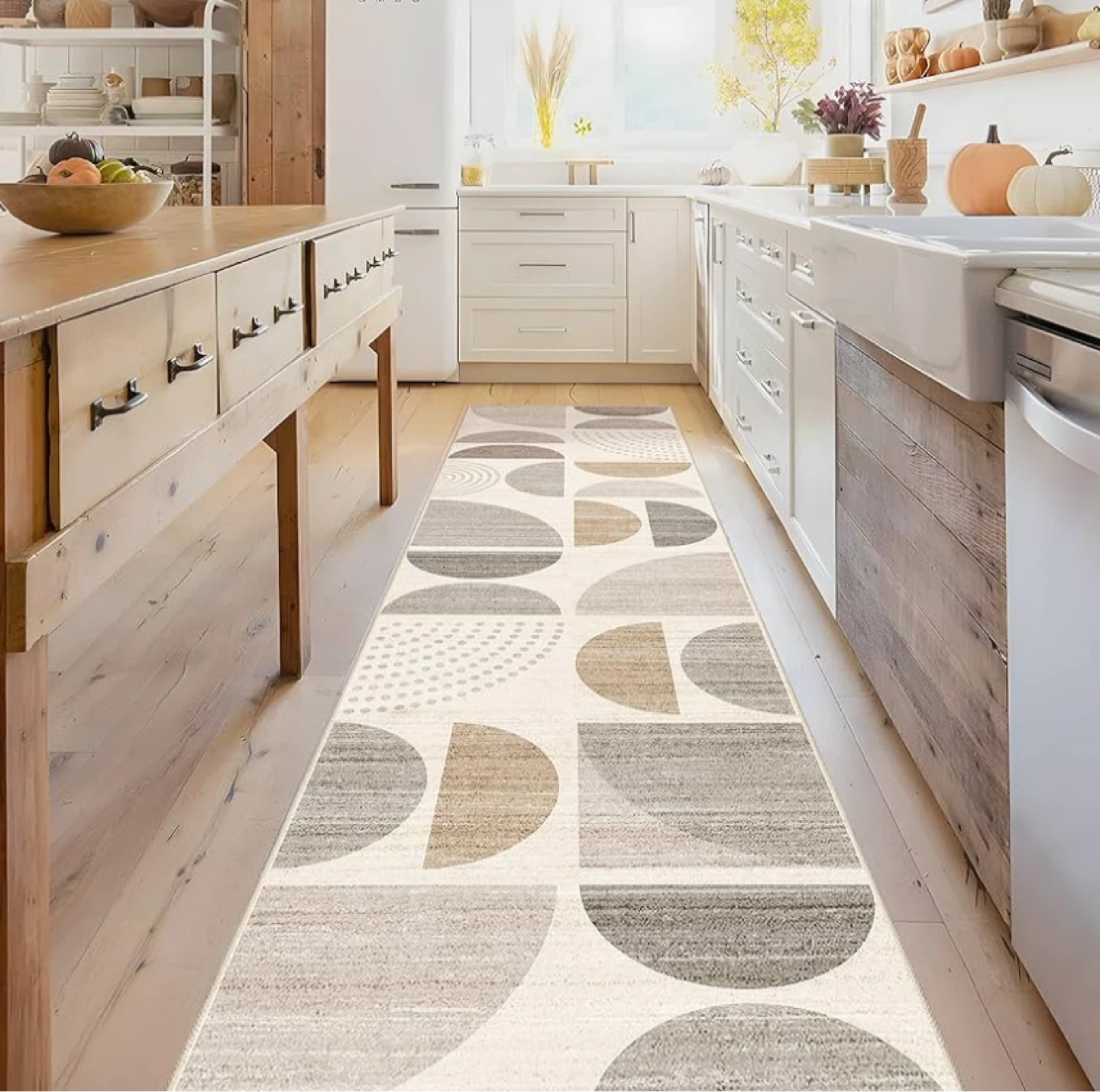 Boho  Runner Rug 2x8 .Soft Washable - photo 2