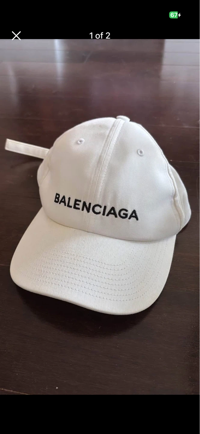100% Authentic Balenciaga Classic Logo Baseball Cap