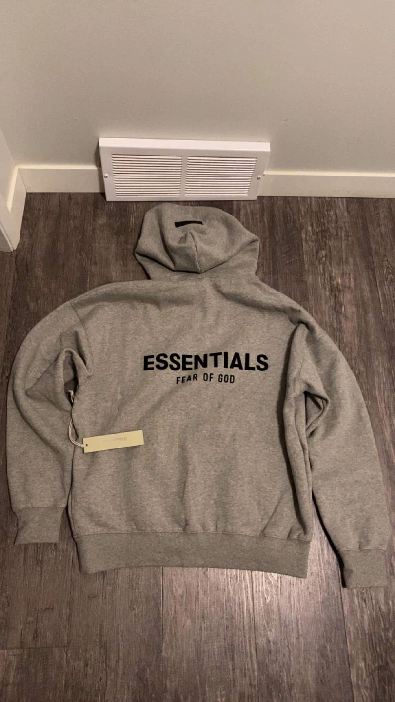 ESSENTIALS Fear of God Grey Hoodie - photo 2