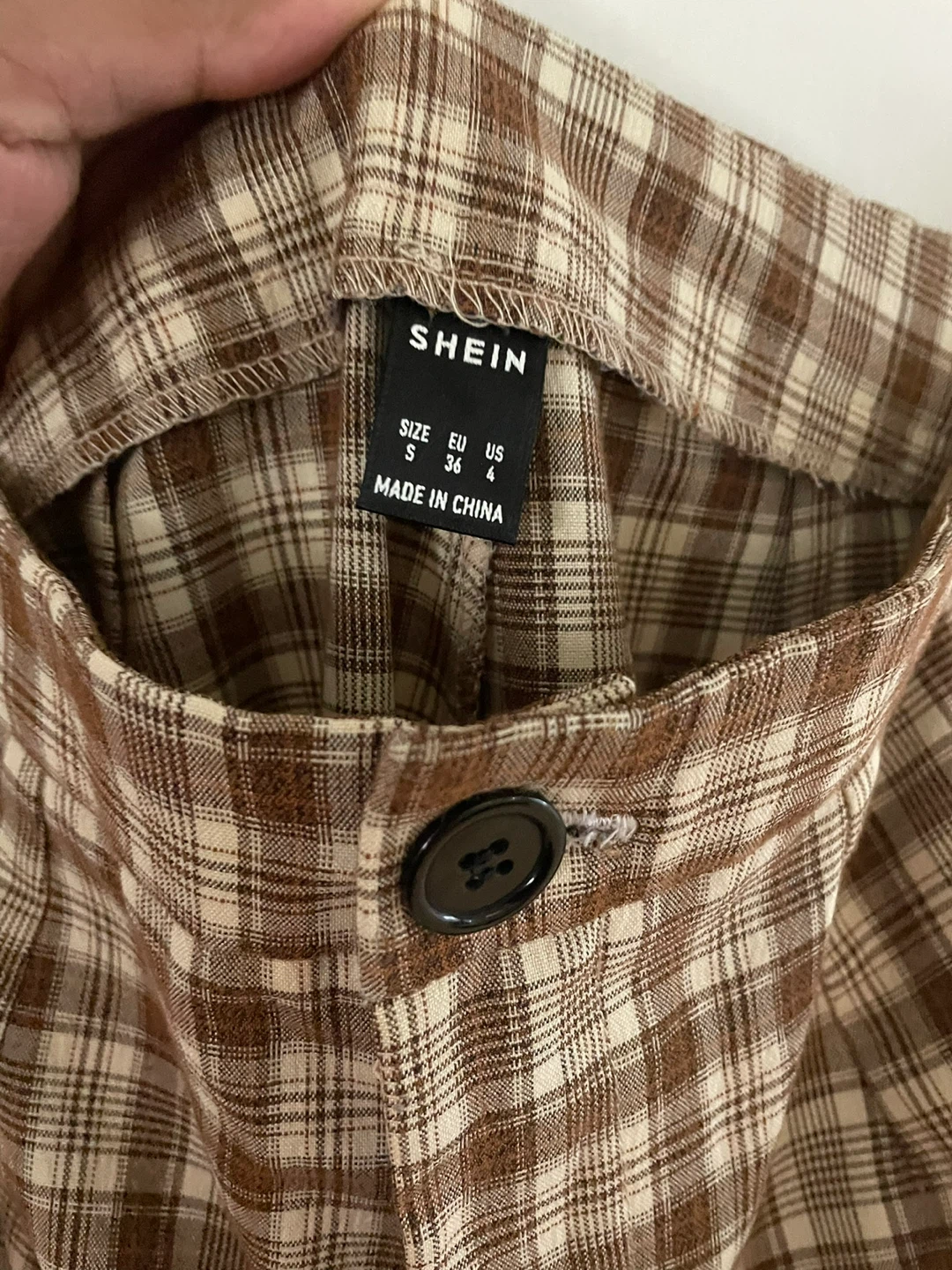 SHEIN Plaid Pants Size S - photo 2