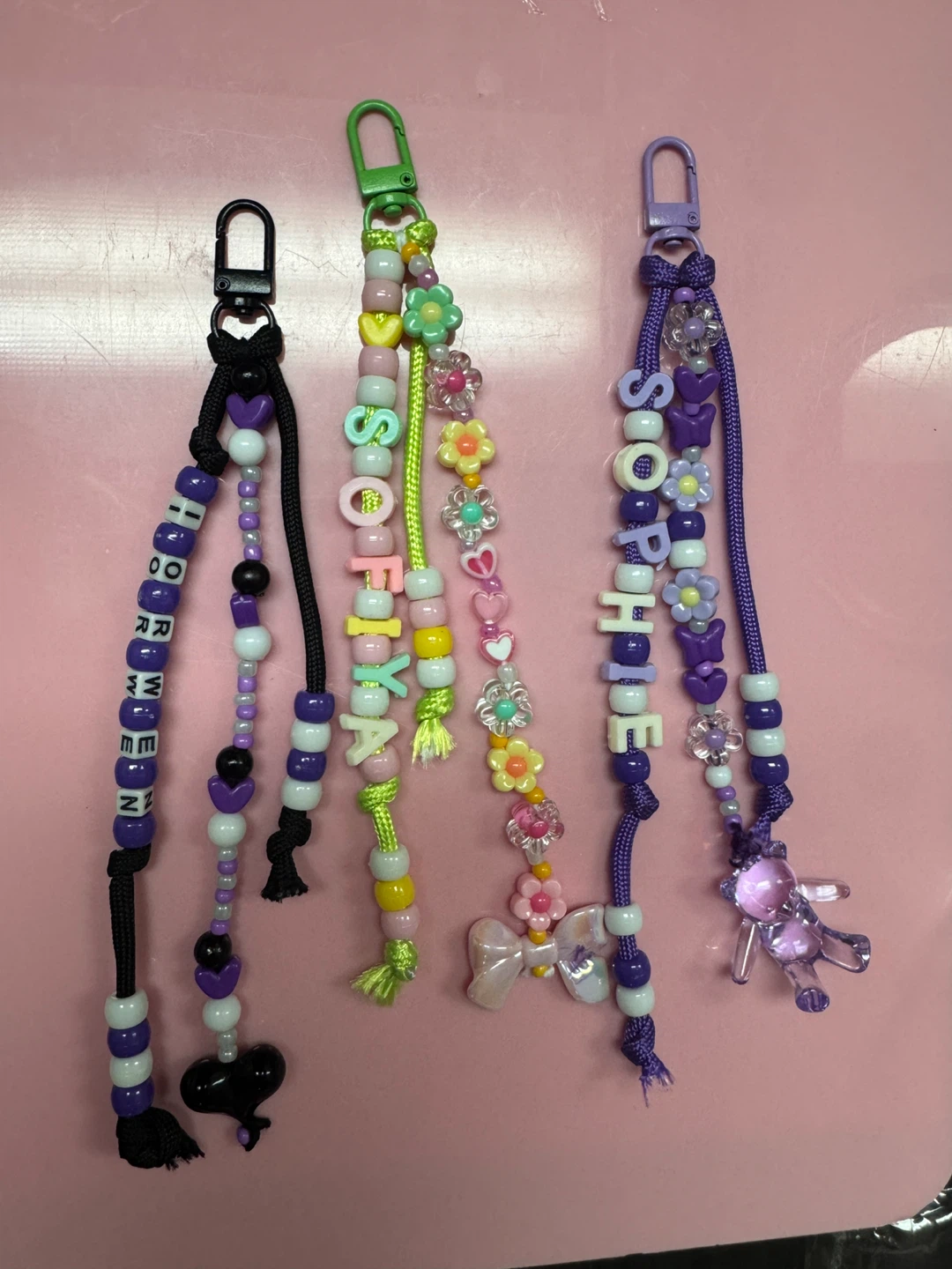 Personalized Bag Charms/Keychains