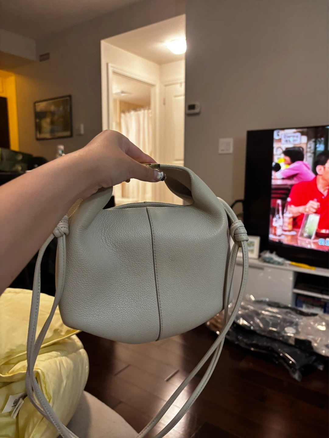 Authentic Polène Numéro Neuf Mini Off-White
