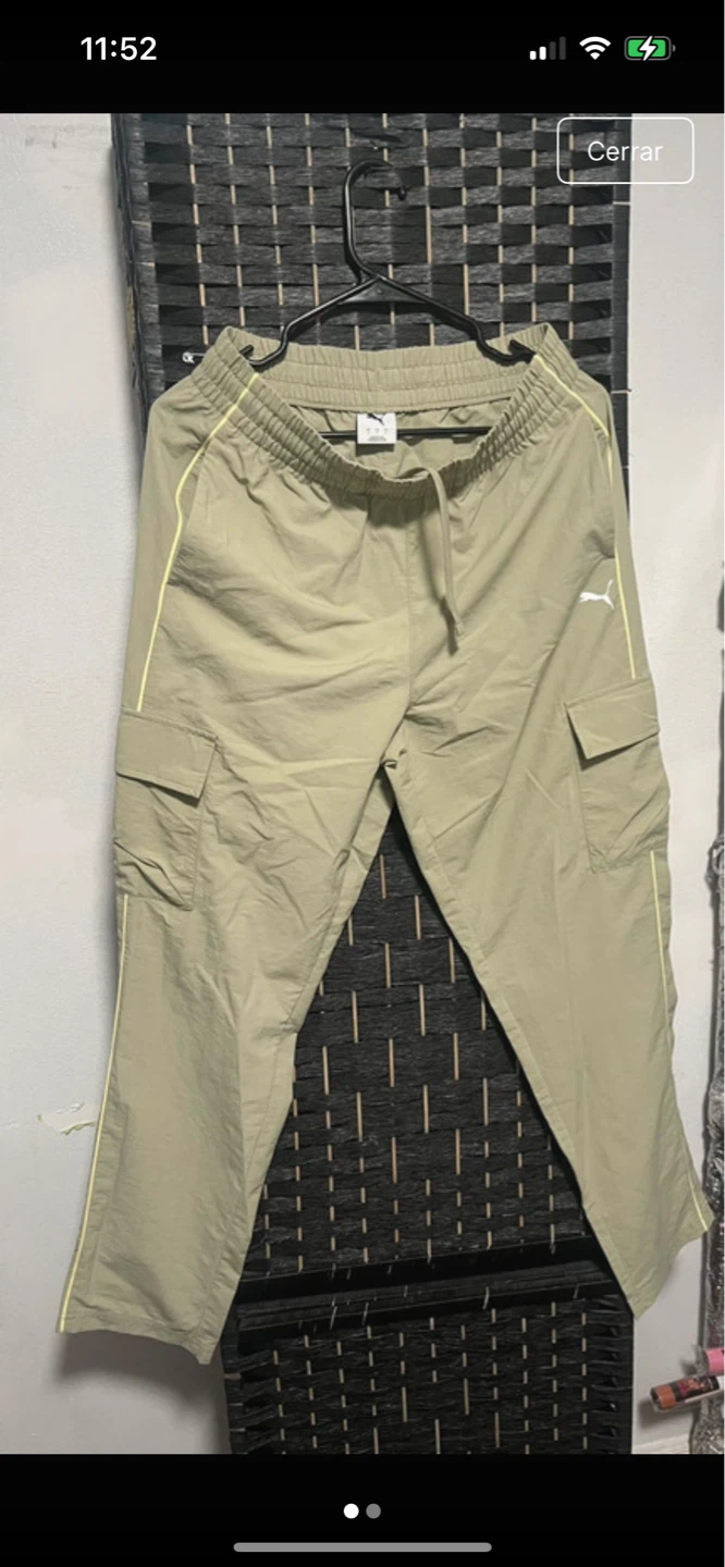 Puma Cargo Pants Olive Green Women's Size Small - photo 2