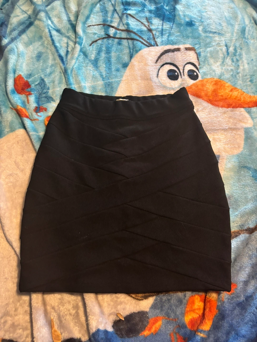 Dynamite Black Bandage Mini Skirt