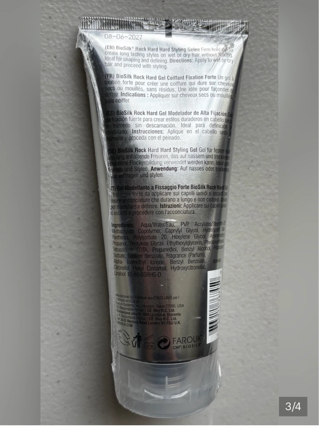 BioSilk Rock Hard Styling Gelee 6 fl. oz. - photo 3