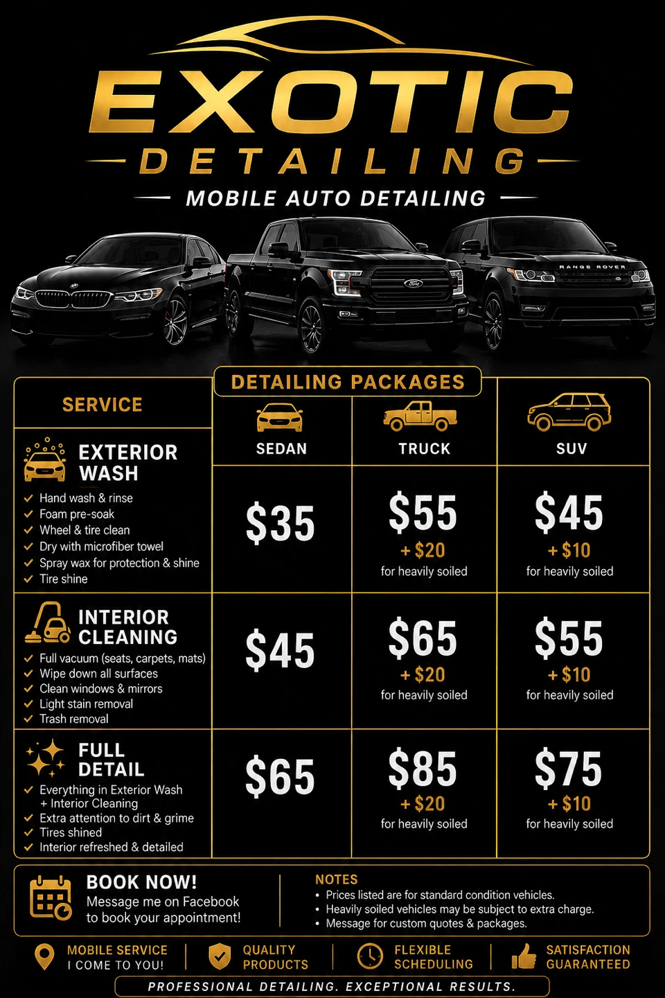 Exotic Detailing Mobile Auto Detailing Services