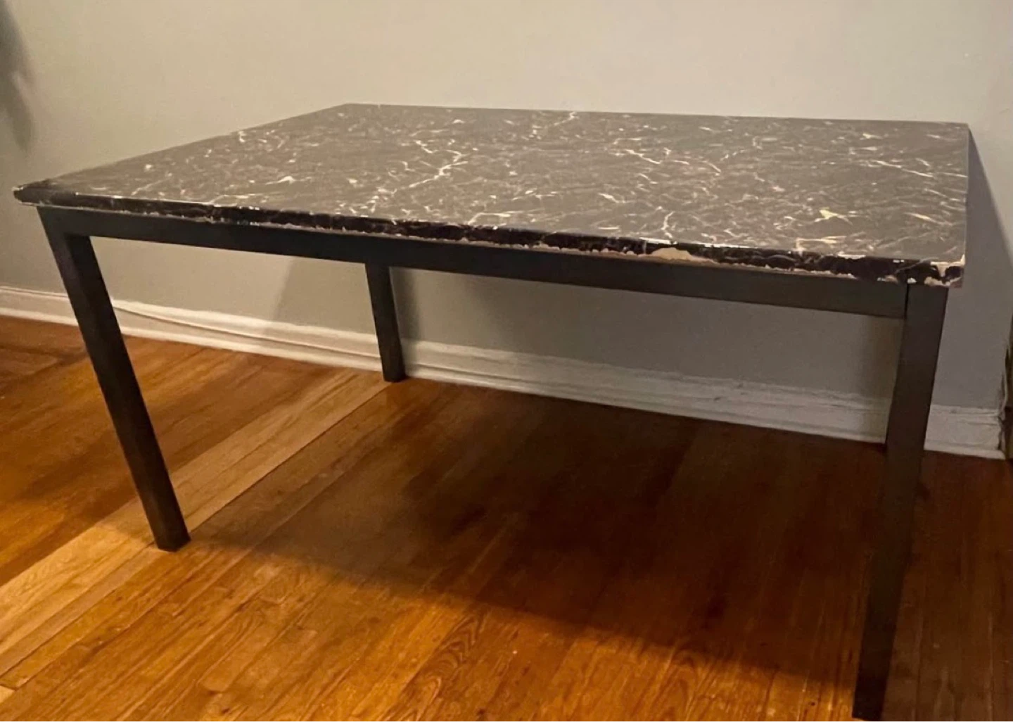 Faux Marble Top Dining Table $40 - photo 3