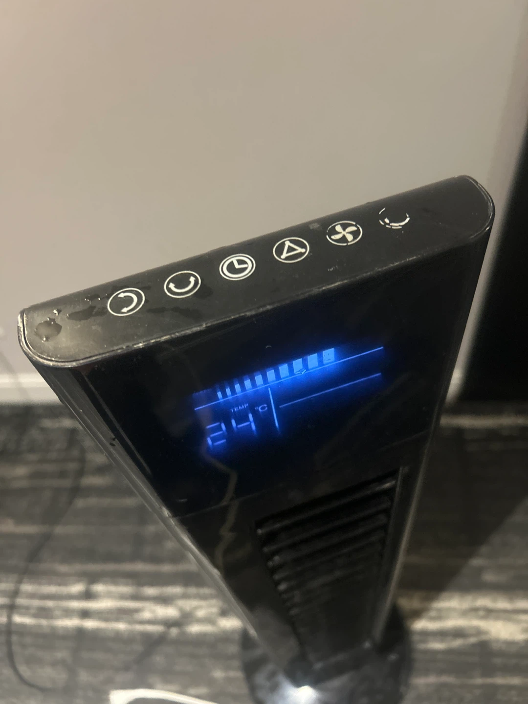 NOMA Oscillating Tower Fan - Black - photo 2