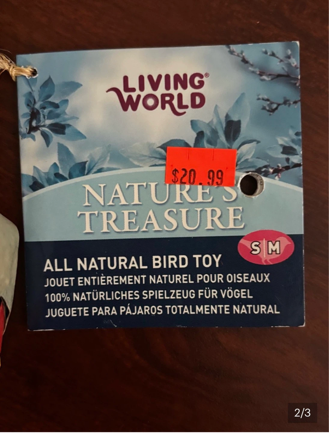 Living world bird toys 2 pieces - photo 2