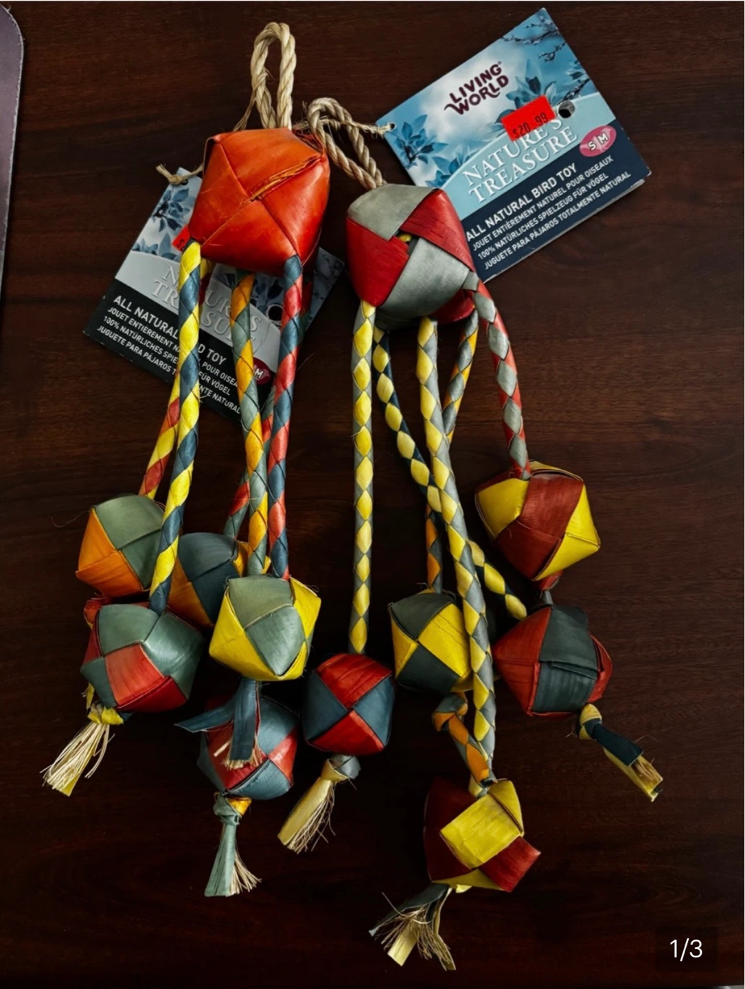 Living world bird toys 2 pieces