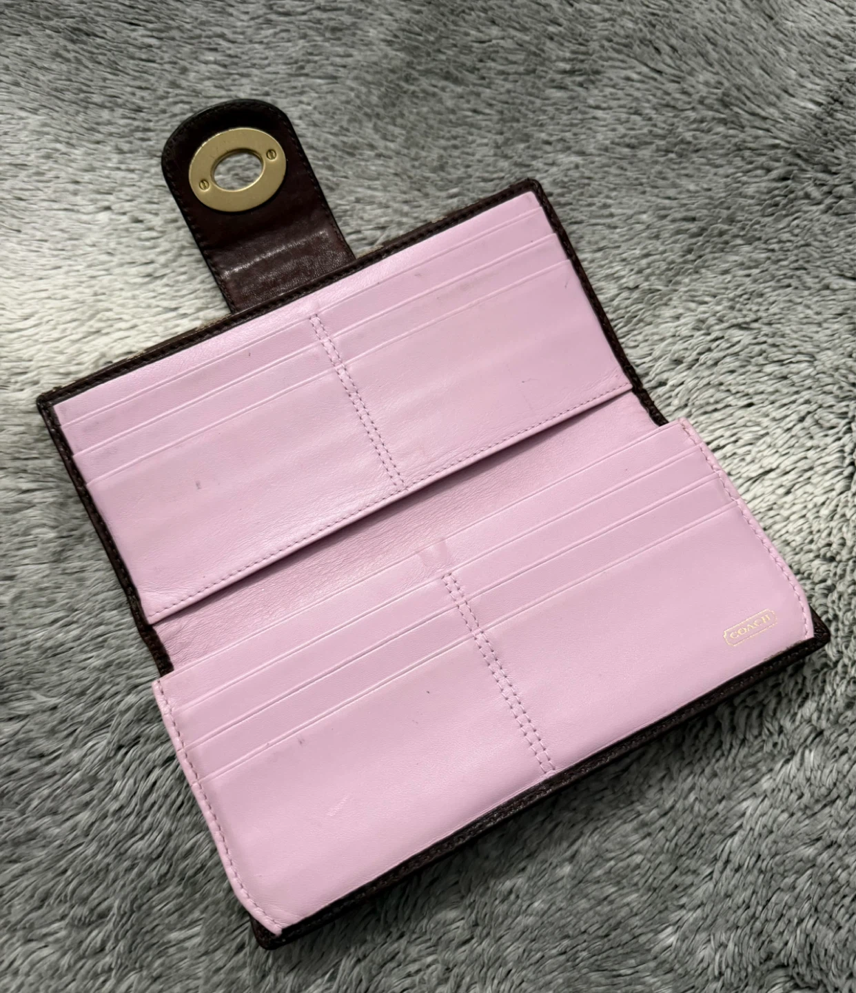 Coach Signature Canvas Long Wallet - photo 5
