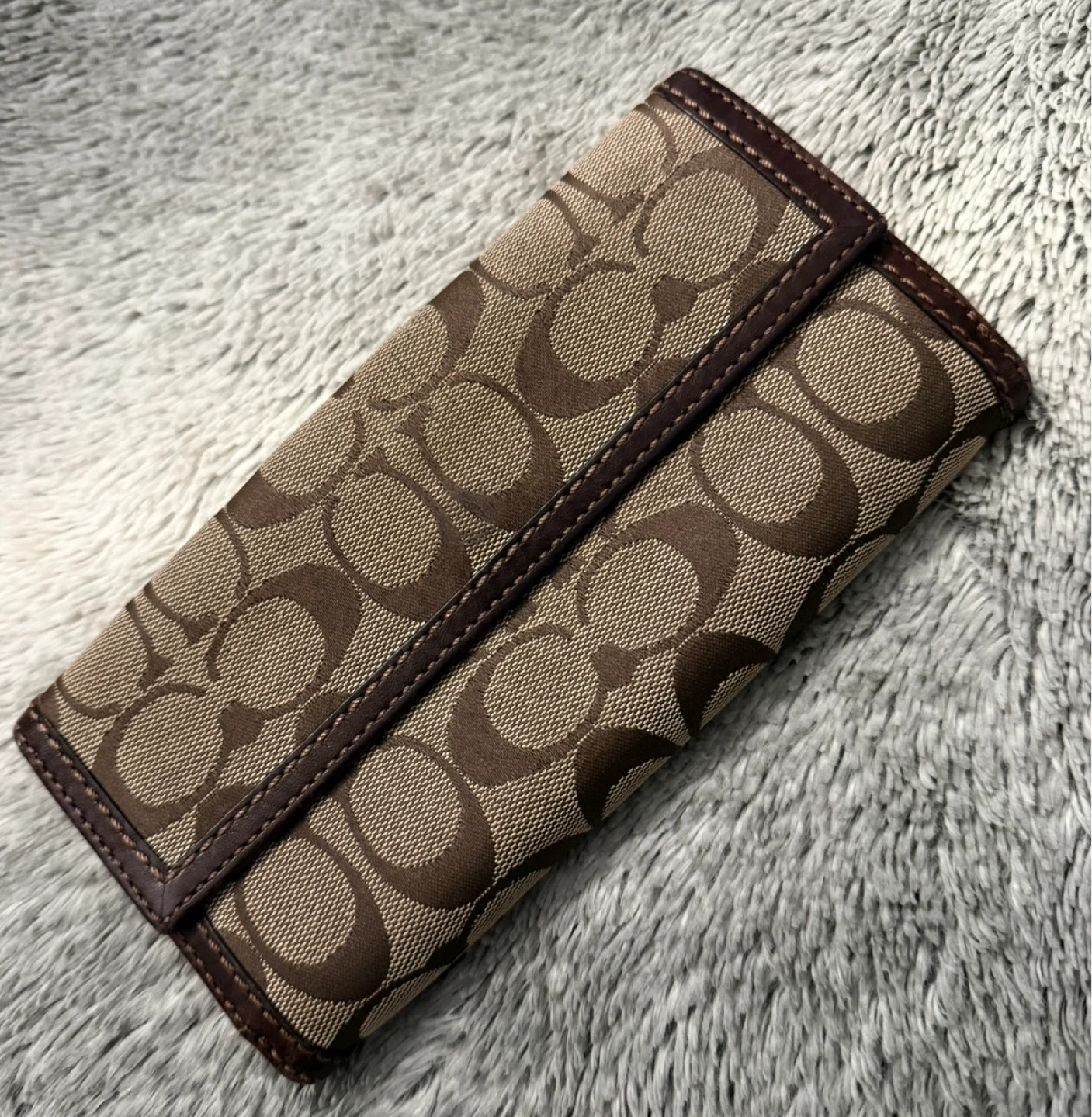 Coach Signature Canvas Long Wallet - photo 2
