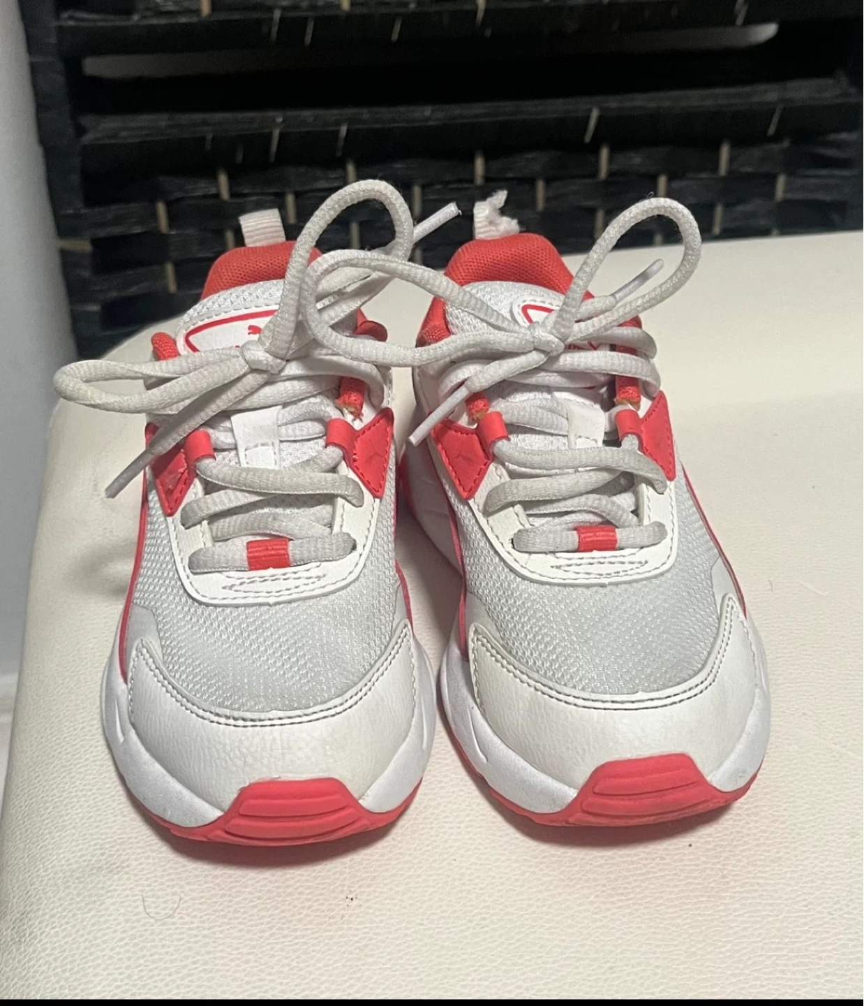 Puma Toddler Shoes White/Red Size 11C - photo 2