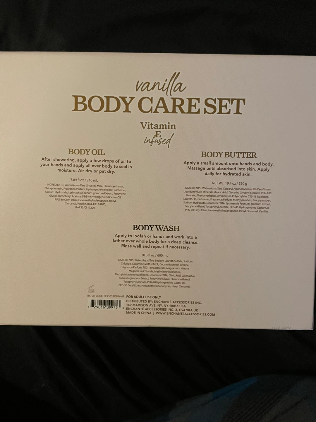 Vanilla Body Care Set - photo 2
