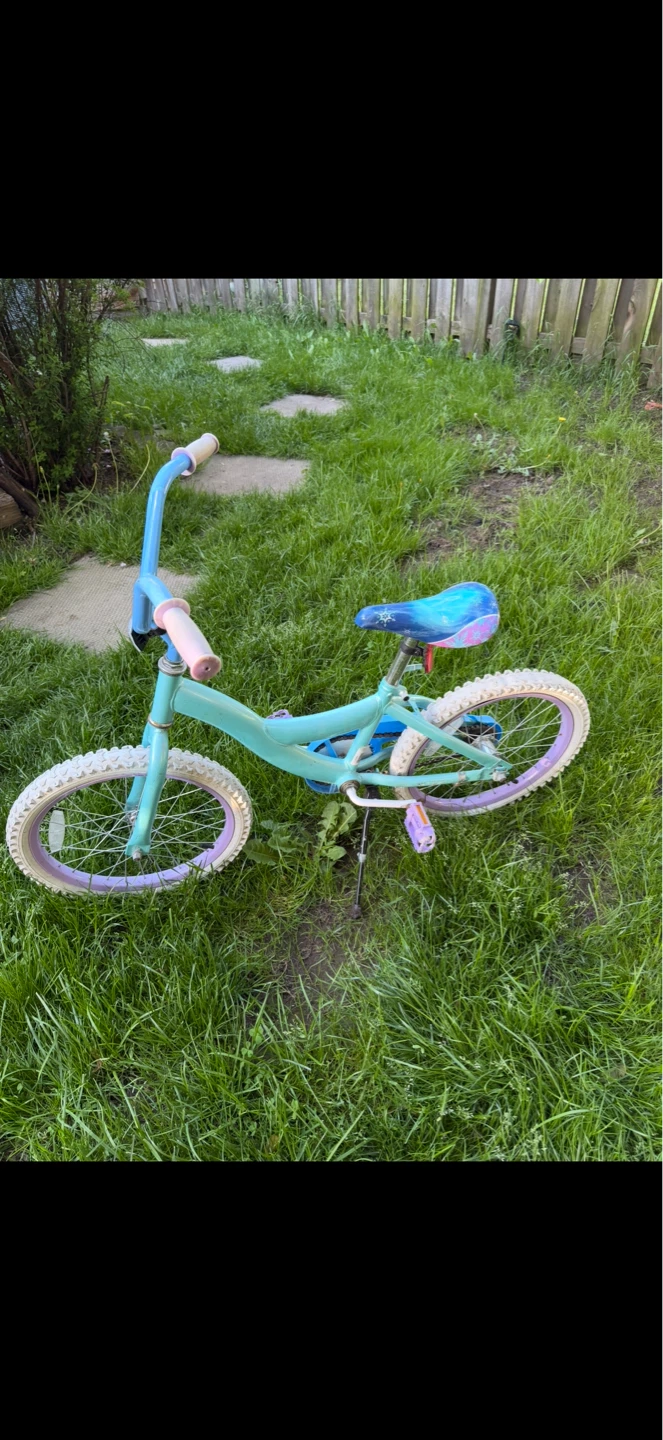 Kids Bike Frozen Themed - 18 inch wheels - photo 2
