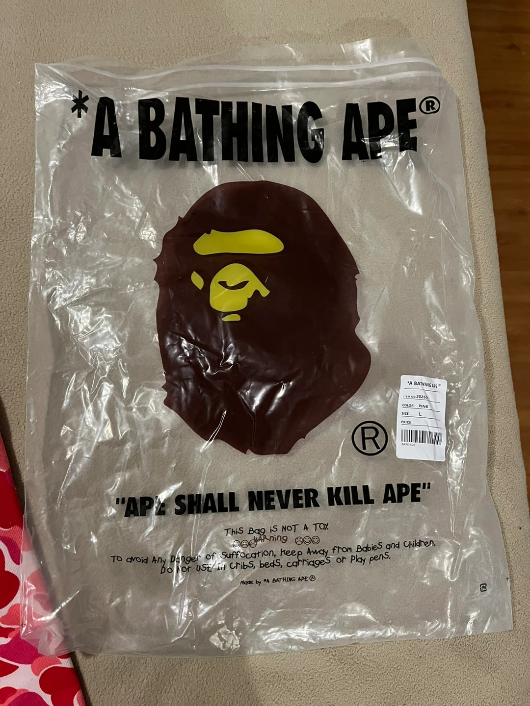 A Bathing Ape BAPE Camo Shorts Pink - photo 3