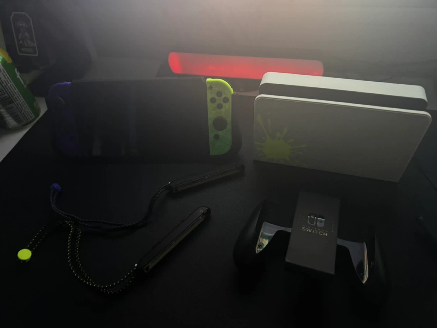 Modded Nintendo Switch OLED Splatoon 3 Edition Console - photo 2
