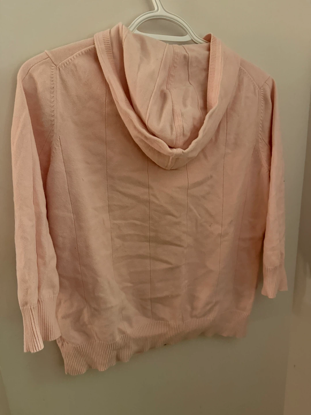 Denver Hayes Soft Pink Zip-Up Hoodie - photo 3
