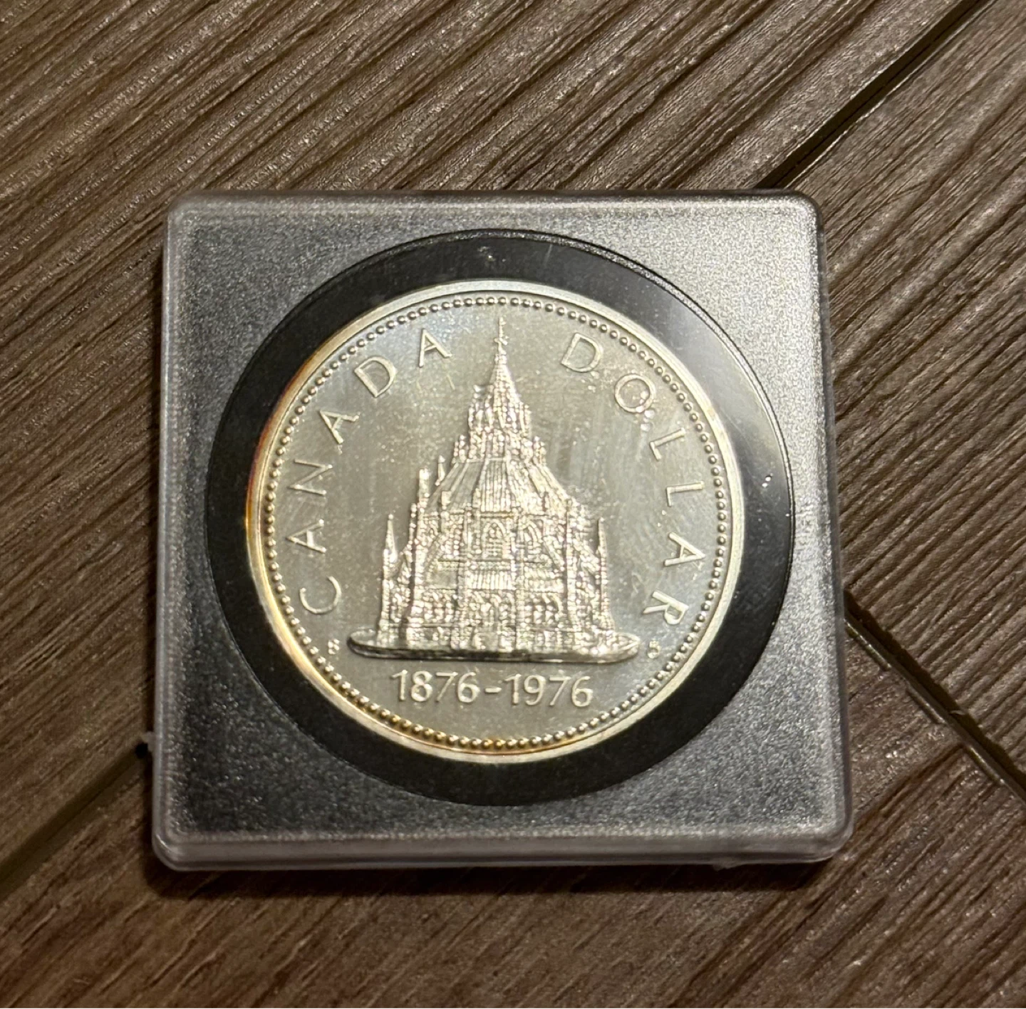 Canada silver Dollar Coin 1876-1976 - photo 2